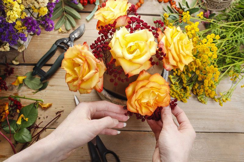 Aktuelle Jahreszeit Blumengeschäft in Bergisch Gladbach
